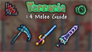 Terraria 14 Melee Guide Hardmode OUTDATED READ TOP COMMENT [upl. by Emlynn]