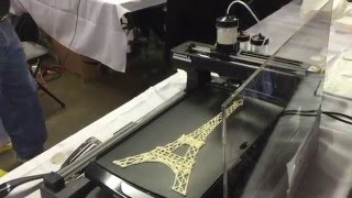 PancakeBot printing an Eiffel Tower [upl. by Fran]