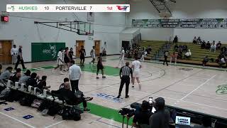 ELAC Huskies Mens Basketball vs Porterville [upl. by Yahsal]