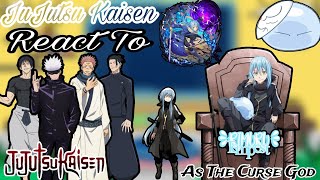 JuJutsu Kaisen React To Rimuru Tempest As The Curse God  Gacha Reactions  Gaskee [upl. by Ahsekam89]