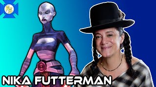 STAR WARS THE CLONE WARS Nika Futterman – Interview [upl. by Lorac]