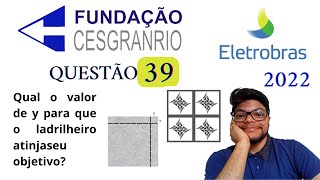 Questão 39 da Eletrobrás 2022 Banca Cesgranrio  Como calcular o metro quadrado [upl. by Ayisan380]