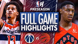 Washington Wizards vs Toronto Raptors  Full Game Highlights  October 6 2024 NBA Preseason [upl. by Huff]