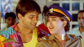 Salman Khan Krishma Kapoor amp Sakti Kapoors intelligent robbery  Judwaa  Comedy Scene [upl. by Alleiram]