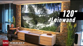 120 Zoll CLR Leinwand zieht in unser Studio ein Umbau Teil 2 [upl. by Nennek252]