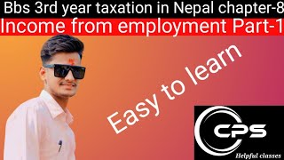 Bbs 3rd yeartaxation in Nepalchapter8 Income from employmentPart12081 [upl. by Lowis]