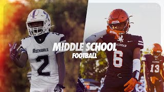 MIDDLE SCHOOL FOOTBALL IN TENNESSEE  ROCKVALE VS BLACKMAN [upl. by Vena]