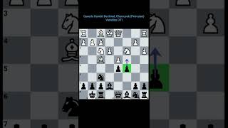 Queens Gambit Declined Charousek Petrosian Variation D31 [upl. by Novel140]