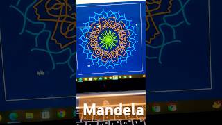 Mandela art simple and easy to create mandalaartforbegginers short [upl. by Koral]