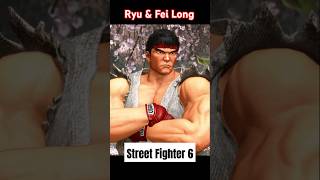 STREET FIGHTER 6 RYU amp FEI LONG creations capcom streetfighter6 sf6 [upl. by Aicire]