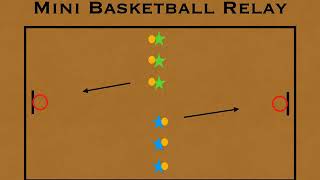 Field Day Games in PE Class  Basketball Spot Shot [upl. by Manville489]