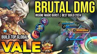 VALE BEST BUILD 2024  BUILD TOP GLOBAL VALE GAMEPLAY  MOBILE LEGENDS✓ [upl. by Asylla]