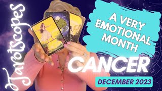 Cancer December 2023 Tarot Reading A very emotional December [upl. by Cordy]