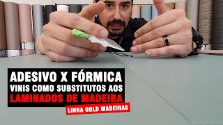 ADESIVO X FÓRMICA  Vinis como Substitutos aos Laminados de Madeira [upl. by Fernando]