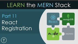 Learn The Mern Stack 11  React Registration [upl. by Adachi]