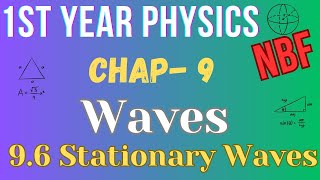 96 Stationary Waves Class 11Physics Chapter 9  National Book Foundation [upl. by Dlnaod]