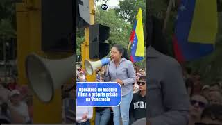 Opositora de Maduro filma a própria prisão na Venezuela [upl. by Aisatan]