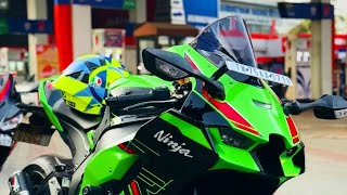 going to my village Kawasaki Ninja Zx10r 😲😳 👀 [upl. by Ecinna]