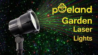 Poeland Laser Christmas Projection Lights Show [upl. by Adnoraj427]