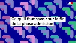 Parcoursup 2023  ce qu’il faut savoir sur la fin de la phase d’admission principale [upl. by Llennoj]