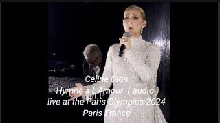 Celine Dion Live at The Paris Olympics 2024 audio [upl. by Annawit829]