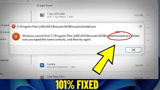 Windows cannot find quotUninstallexe  Unins000exequot Program Game App in Windows 11  10 87  Fix ✅ [upl. by Jansen153]