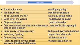 phrases in english barashada luqada English [upl. by Eyram]