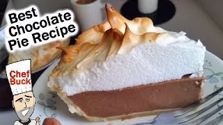 Best Chocolate Pie Recipe Seriously [upl. by Sidonie]