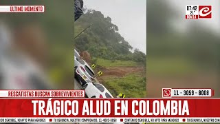 Al menos 33 muertos y varios desaparecidos tras un derrumbe de tierra en Colombia [upl. by Sabanrab549]