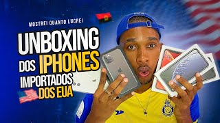 UNBOXING DOS IPHONES IMPORTADOS NOS ESTADOS UNIDOS Vlog [upl. by Christabella]