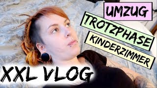 XXL Vlog 128  4 Tage im Umzug  Trotzphase amp Kinderzimmer [upl. by Ariahay424]