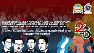 Sesión especial de la Asamblea Nacional de Nicaragua [upl. by Hasina897]