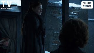 Tyrion Meeting with Sansa Stark in Winterfell Game Of Thrones  Season 8  2019 [upl. by Gaddi251]