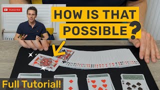 Magic by Numbers Amazing SelfWorking Card Trick Tutorial [upl. by Chang]