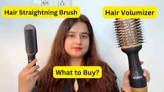 Hair Straightening Brush or Hair Volumizer  what to Buy  SWATI BHAMBRA [upl. by Supmart]