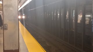 Rerouted R68 D trainR46 C train at 34th streetPenn Station [upl. by Soll]