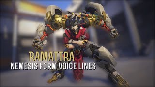 Ramattra’s Nemesis Form Voice Lines [upl. by Deena888]