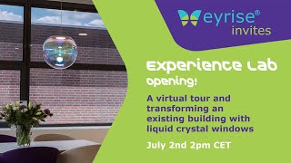 Eyrise Invites How to transform an existing building with eyrise smartglass liquid crystal windows [upl. by Balcke]