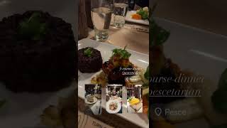 Pescetarian 4course dinner at The Farm [upl. by Eriuqs]