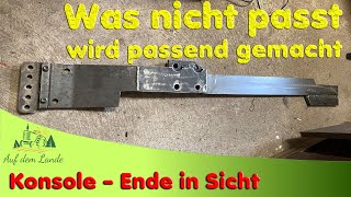 Konsole Lesnik SHL S8 Fronthydraulik Frontkraftheber Eigenbau 👉Was nicht passt wird passend gemacht [upl. by Kylen]