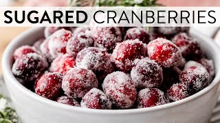 Sugared Cranberries  Sallys Baking Recipes [upl. by Adnorahs83]