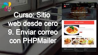 9 Curso Sitio web desde cero  Enviar correo con PHPMailer [upl. by Yor]