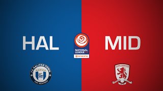 FC Halifax Town 14 Middlesbrough PL2  National League Cup highlights  12 November 2024 [upl. by Cirda]