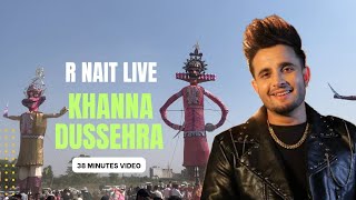 R Nait Live Khanna Dushehra 2023  Daman Kang Productions [upl. by Ydneh]