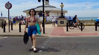 Margate Beach Unveiled 4K Walking Tour of Coastal Charm in Kent England UK [upl. by Leunad]