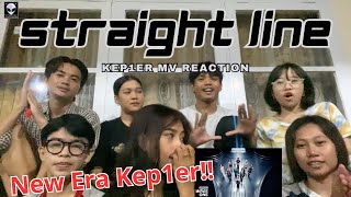 Kep1er ‘Straight line’ MV REACTION  EUPHORIA ID [upl. by Ludwog]