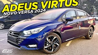 NOVO NISSAN VERSA EXCLUSIVE 2024 COM PREÇO quotBAIXOquot HUMILHA VIRTUS E RIVAIS EM ACABAMENTO E SEGURANÇA [upl. by Blockus]