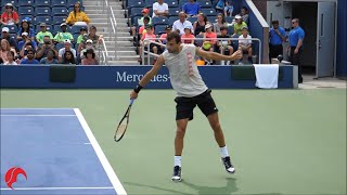 Tennis Backhand Slice In Slow Motion  Compilation [upl. by Eanrahc800]