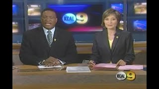 KCAL TV KCAL 9 News at 4pm New Graphics and New Set Los Angeles January 20 2003 [upl. by Medlin]