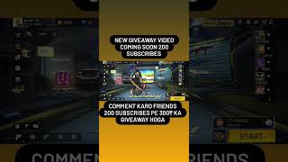 200 subscribes pe ₹300 redeem code ka giveaway hoga freefire trending giveaway gaming shorts [upl. by Zoa]